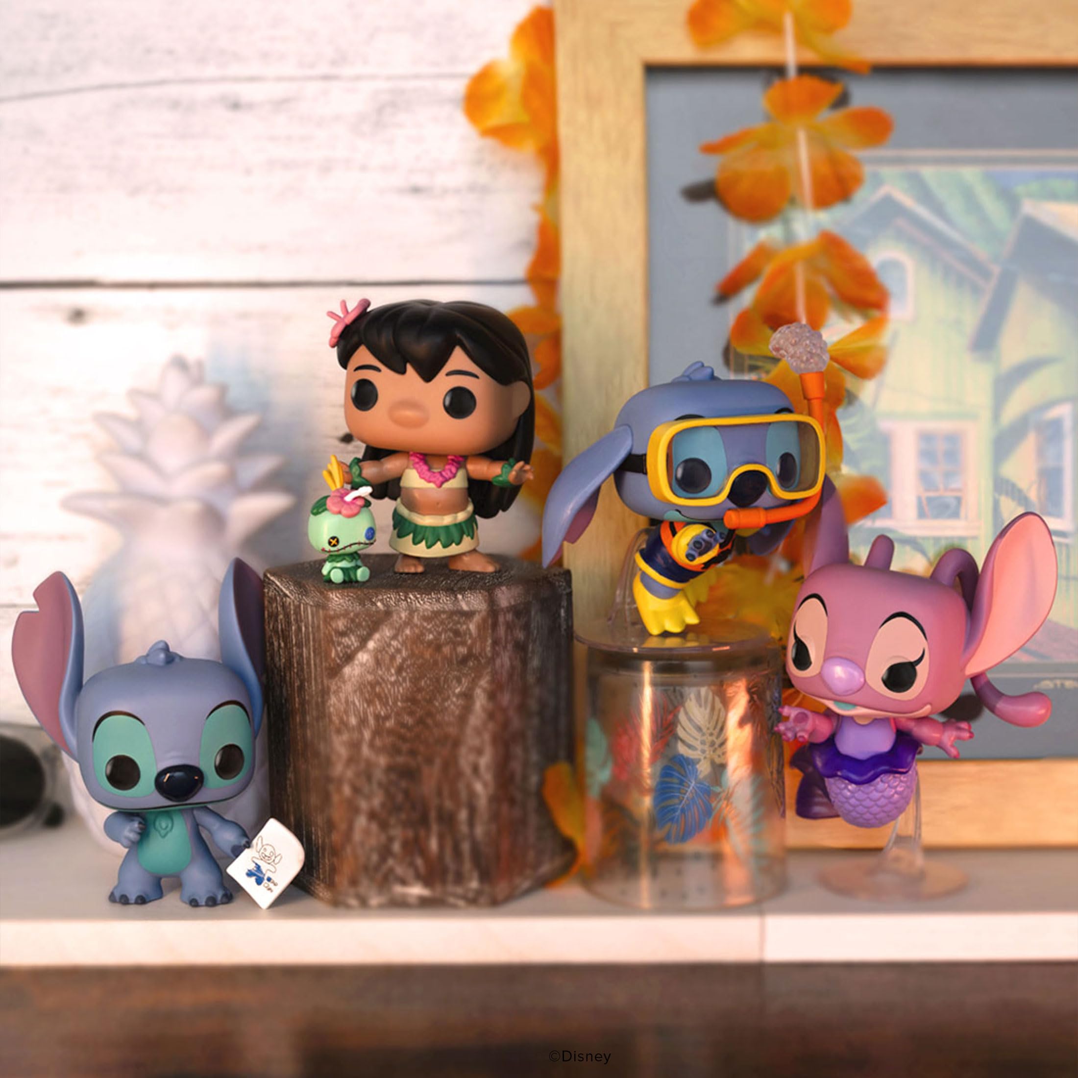 Funko Pop! Disney: Lilo & Stitch - Ścieg z wykresem nastroju - kolekcjonerska figurka winylowa - pomysł na prezent - oficjalny towar - zabawki dla dzieci i dorosłych - Fani kreskówek/animacji