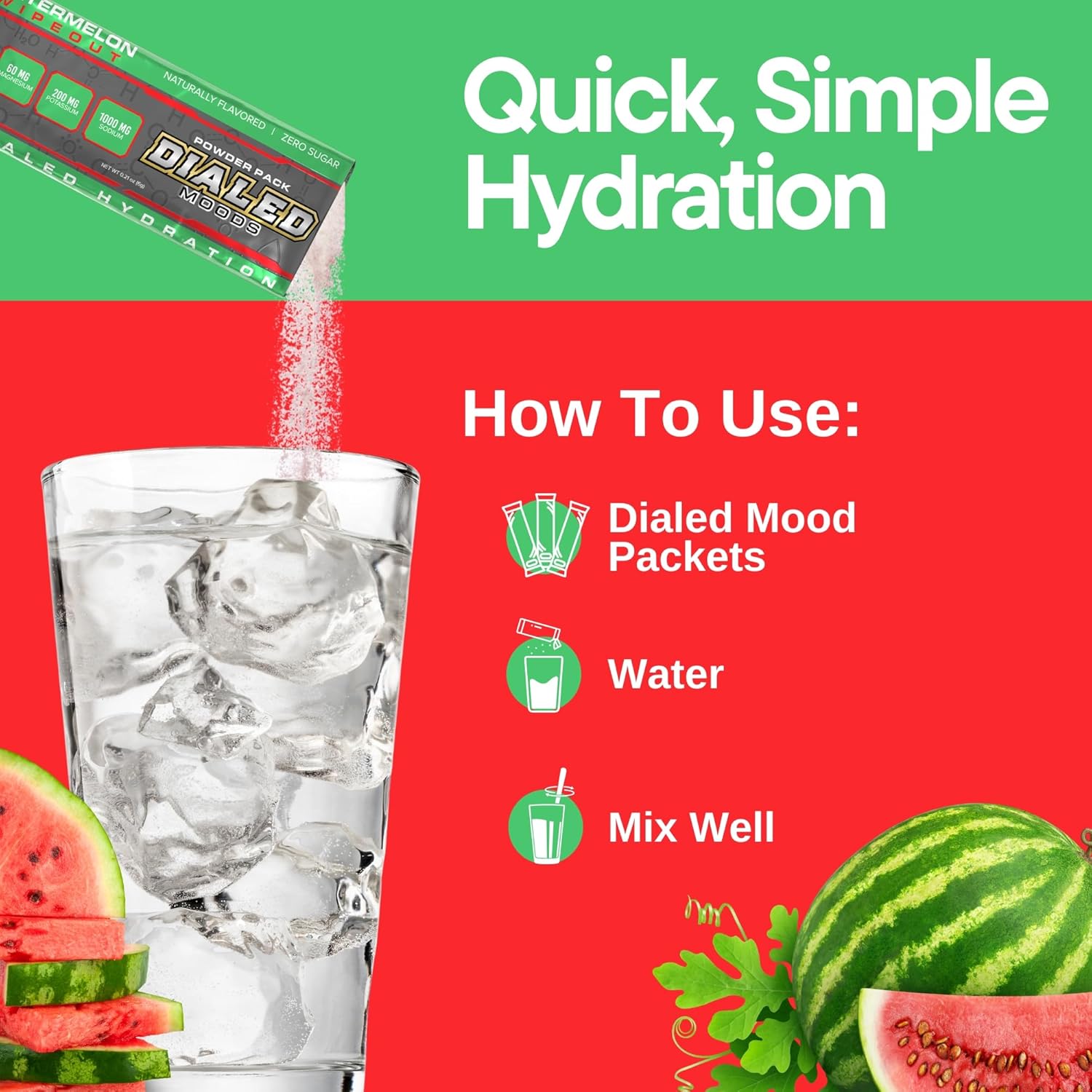 Electrolyte Powder - Watermelon Wipeout – Electrolyte Hydration Powder Packs, Sugar-Free Hydration for Athletes, Keto, Vegan, Boost Energy & Endurance, Convenient, 30 Single Serve Packs - Image 6