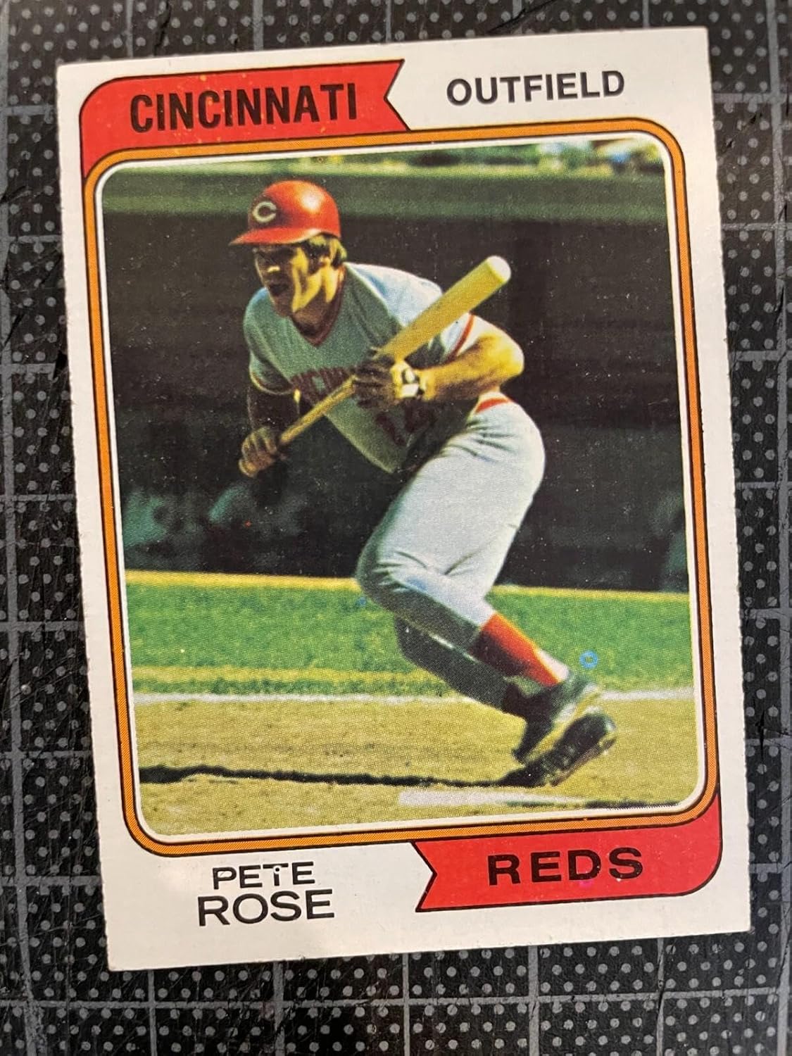 1974 Topps #300 Pete Rose Cincinnati s Baseball Card Nm - Slabbed Baseball Cards