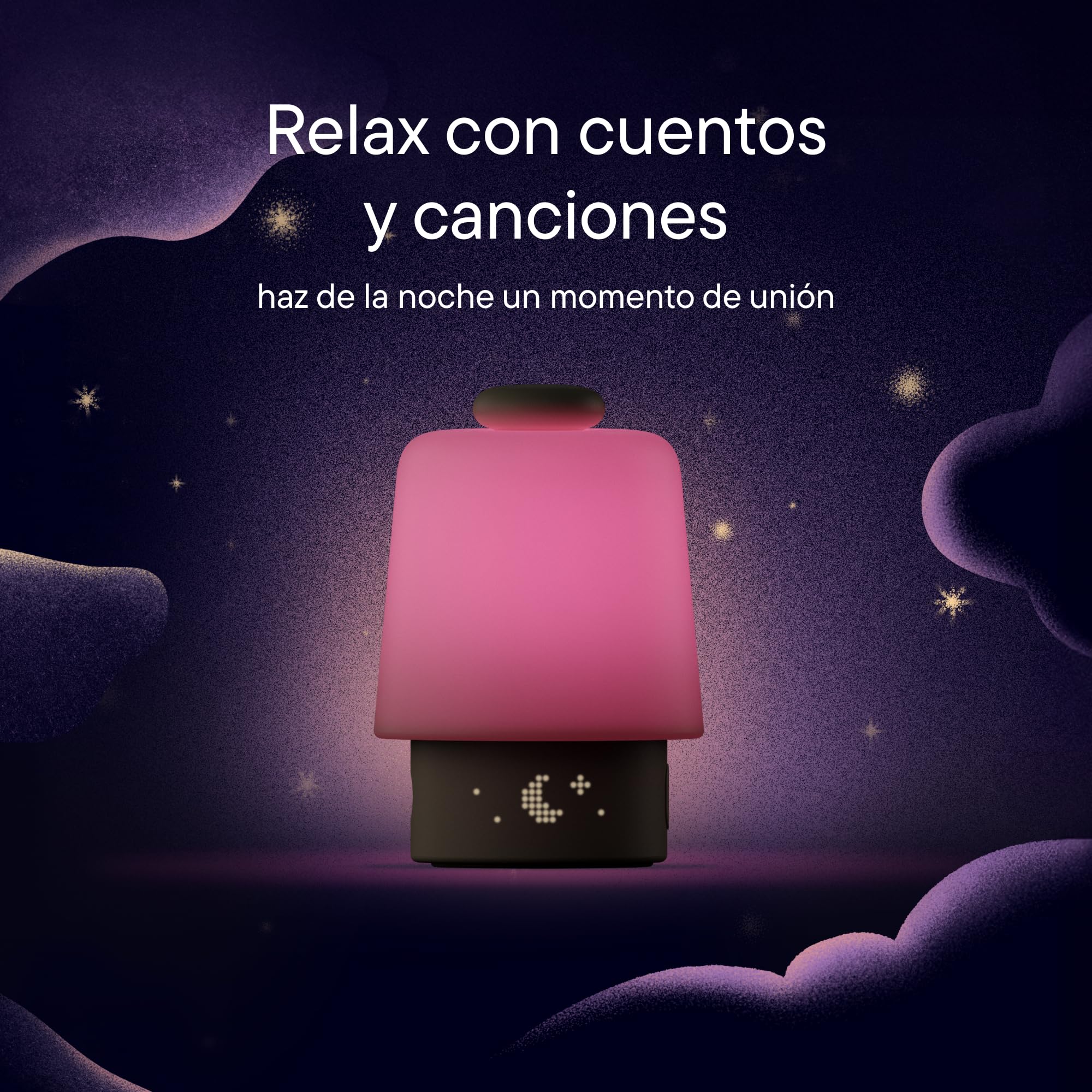 Máquina de sonido Hatch Baby y luz nocturna – ruido blanco y luz para bebés, entrenador de sueño, creador de rutinas, reloj “hora de levantarse” para habitación infantil