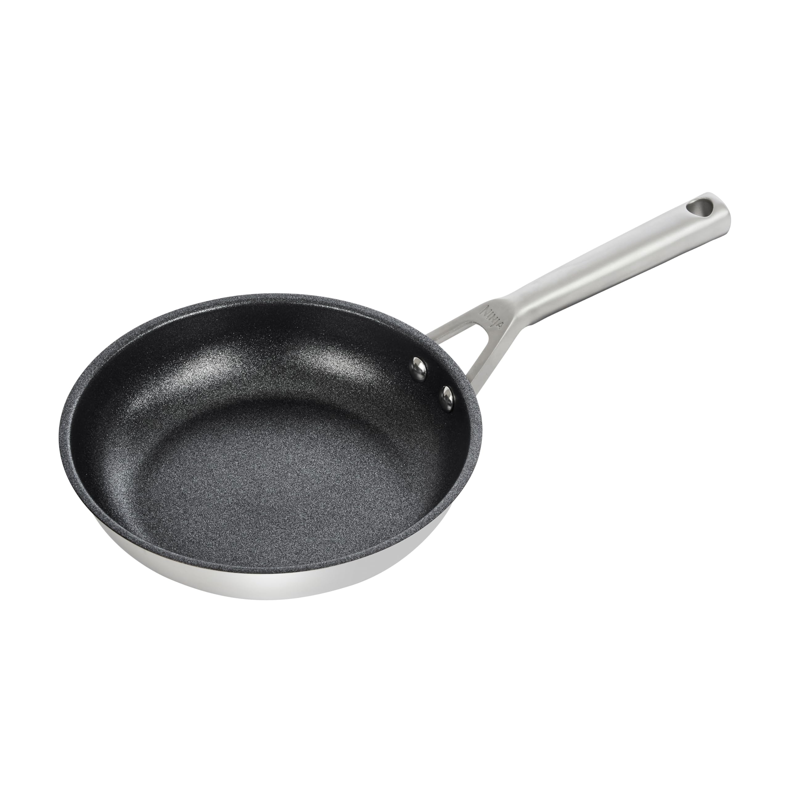 Ninja Foodi ZEROSTICK Edelstahl-Bratpfanne 20cm, langlebig, antihaftbeschichtet, induktionsgeeignet, backofen- und spülmaschinenfest, C60020EU