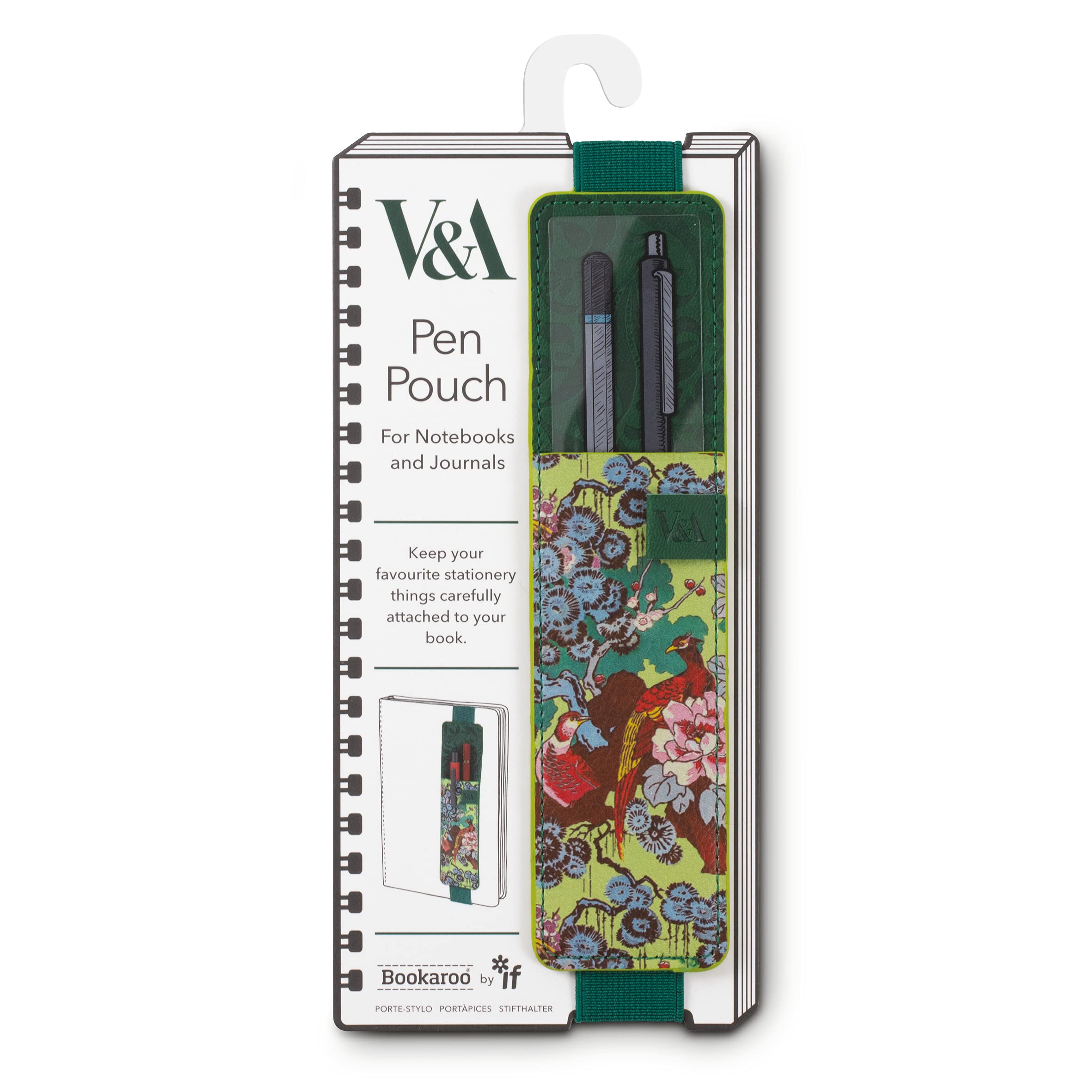 If V&A Bookaroo Sundour Pheasant Pen Pouch