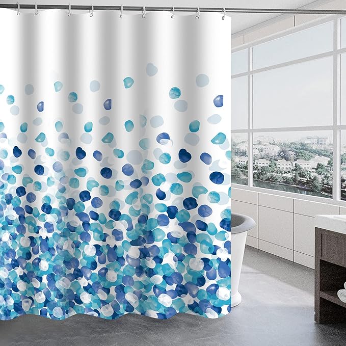 TRUSTLIFE Shower Curtain Waterproof Polyester Bathroom Curtains,180 x