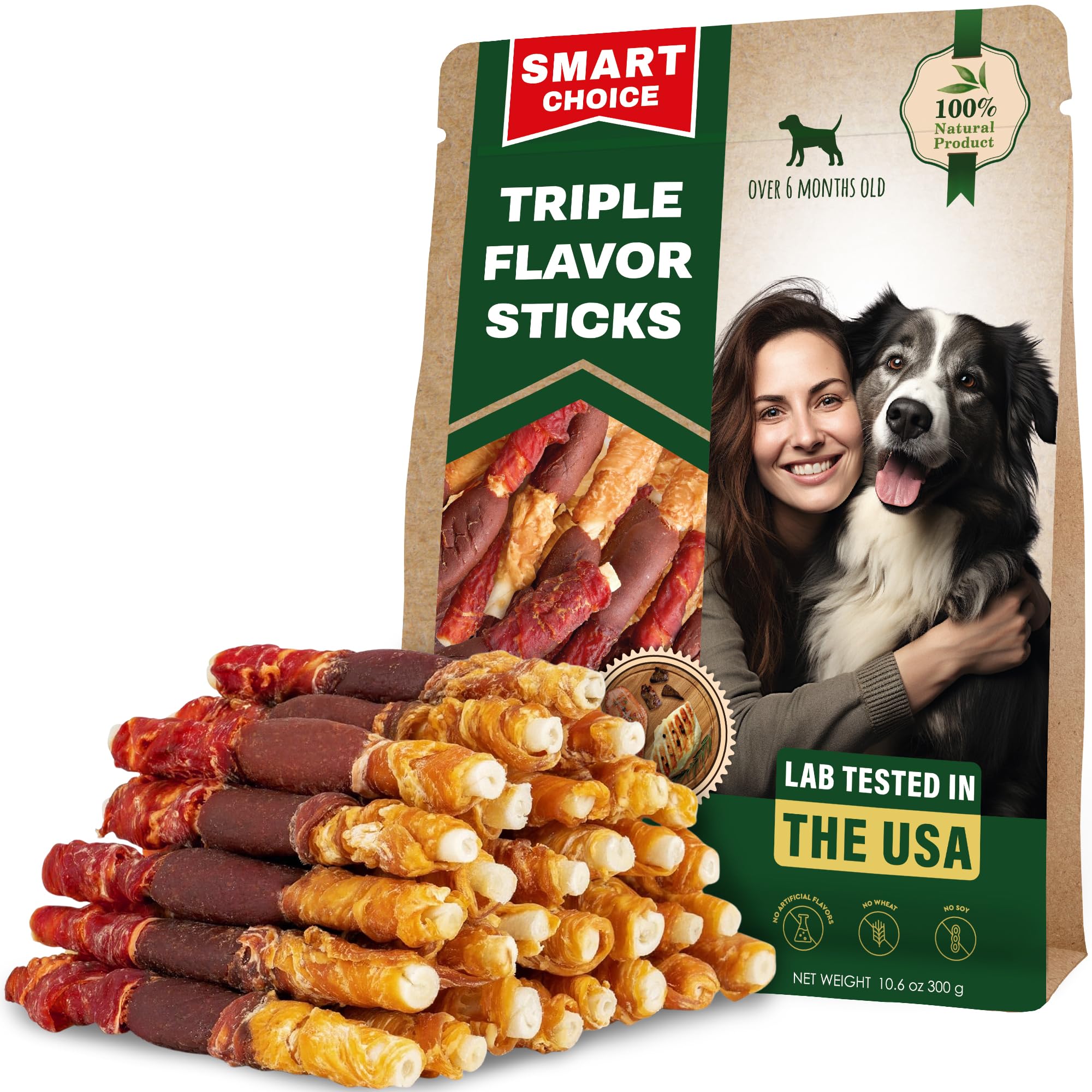 Beloved Pets Rawhide Wraps