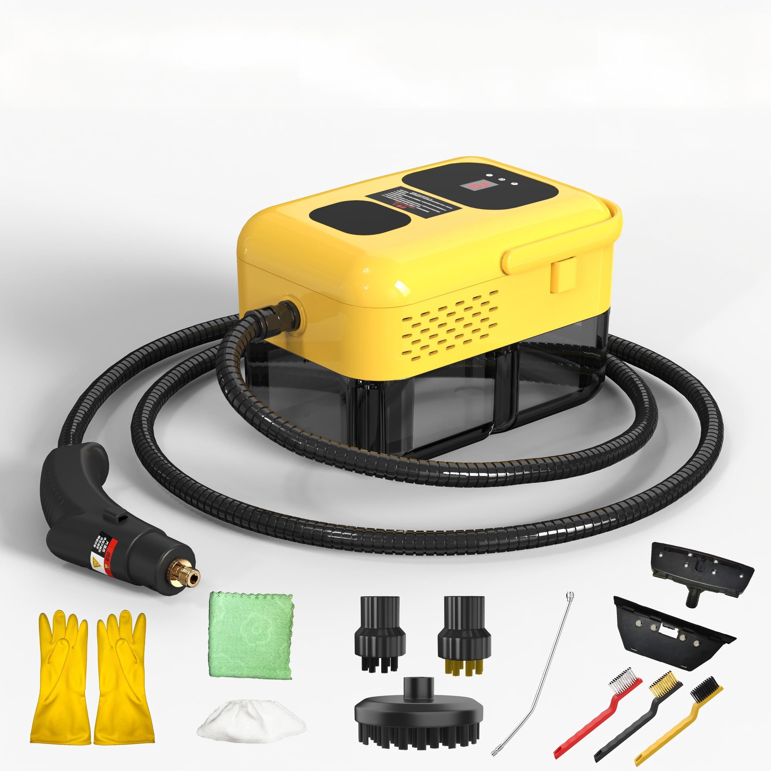 2500W high pressure steam cleaner household steam cleaner handheld high temperature and high pressure carpet steam cleaner easy