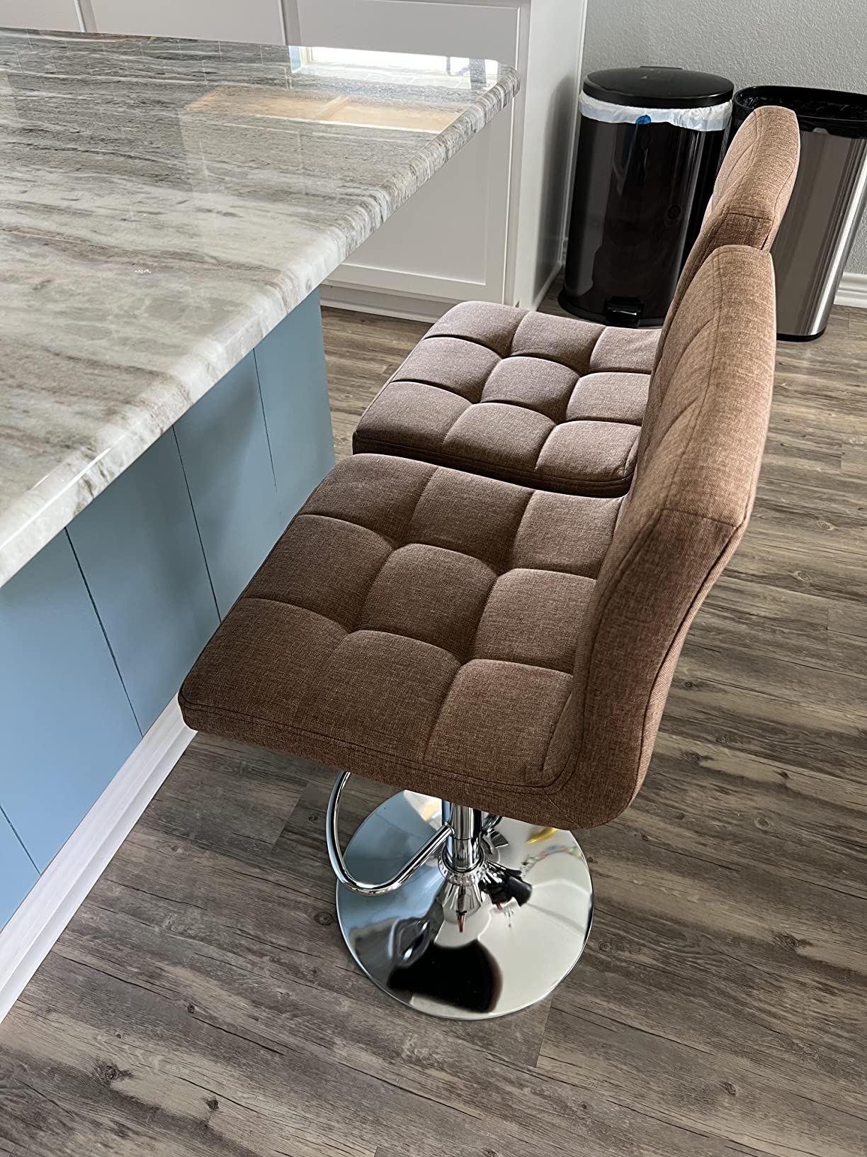 13/mo Finance BV Bar Stools Set of 2 Modern Square barstools bar