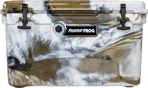 Miniatura 8 de Frosted Frog 45 Camo Quart Ice Chest Heavy Duty High Performance Roto-Molded Commercial Grade Insulated Cooler