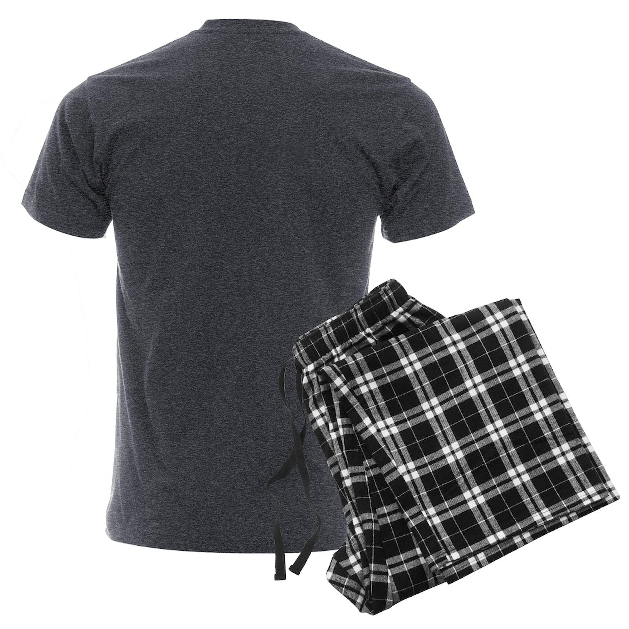 CafePress Cthulhu Men's Charcoal Pajamas Men's Charcoal Novelty Pajamas: Medium With Checker Pant