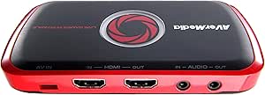 AVerMedia Live Gamer Portable, Full HD 1080p Recording Without PC Directly to SD Card, Ultra Low Latency, H.264 Hardware Encoding, USB Video Capture, High Definition Game Capture, Recorder, Streaming (C875)