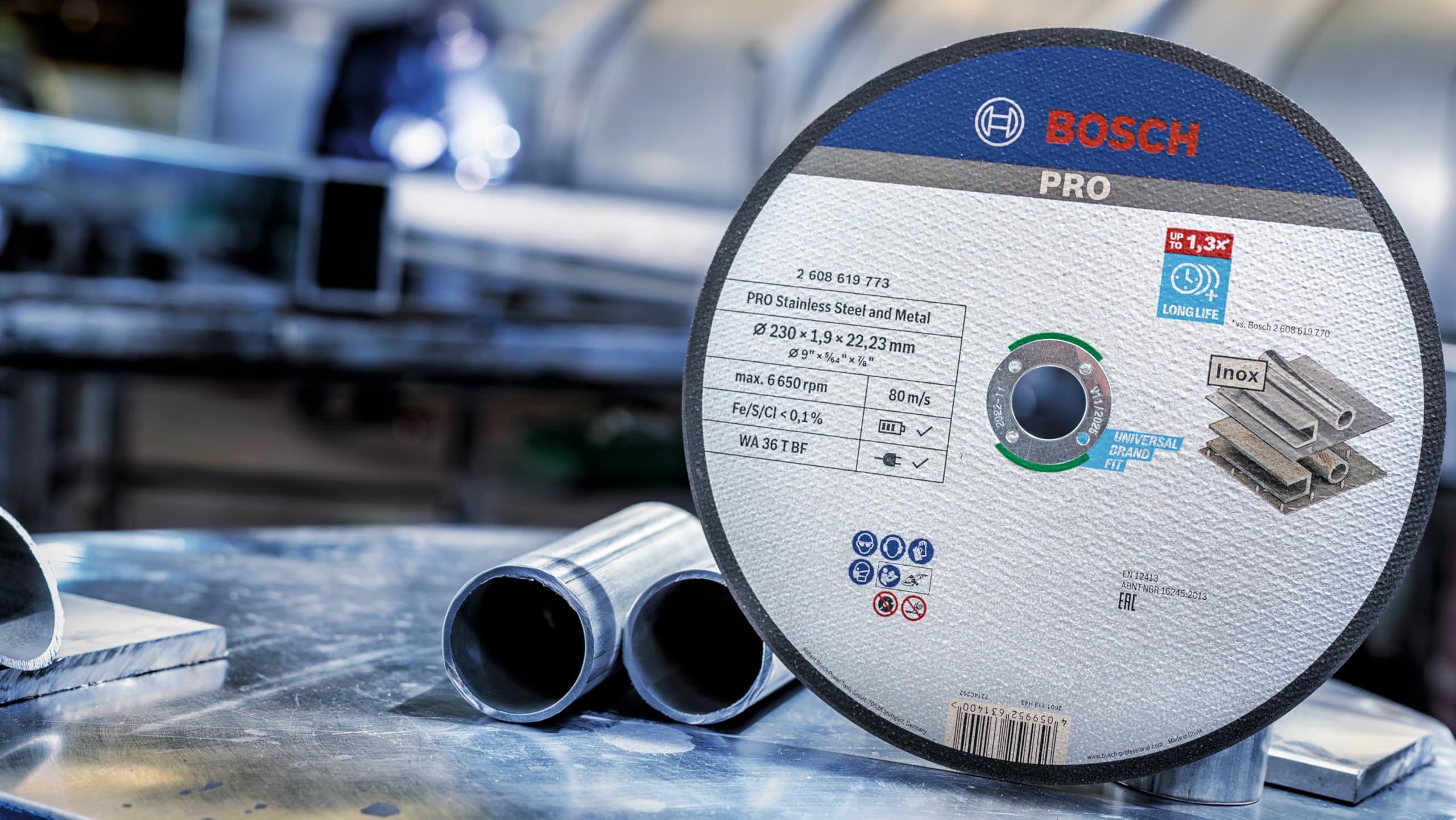 Bosch Disco De Corte Recto Standard Para Inox Wa 46t Bf 150mm 1 6 Mm