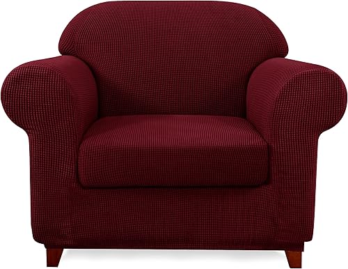 Subrtex - Funda para sofá (2 piezas, elástica), diseño de sofá