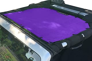 Alien Sunshade Jeep Sunshade Mesh Top Jeep Wrangler 2-Door JK 4-Door JKU 2007-2018 - 10 Year Warranty Front Jeep Top Royal Purple - coolthings.us