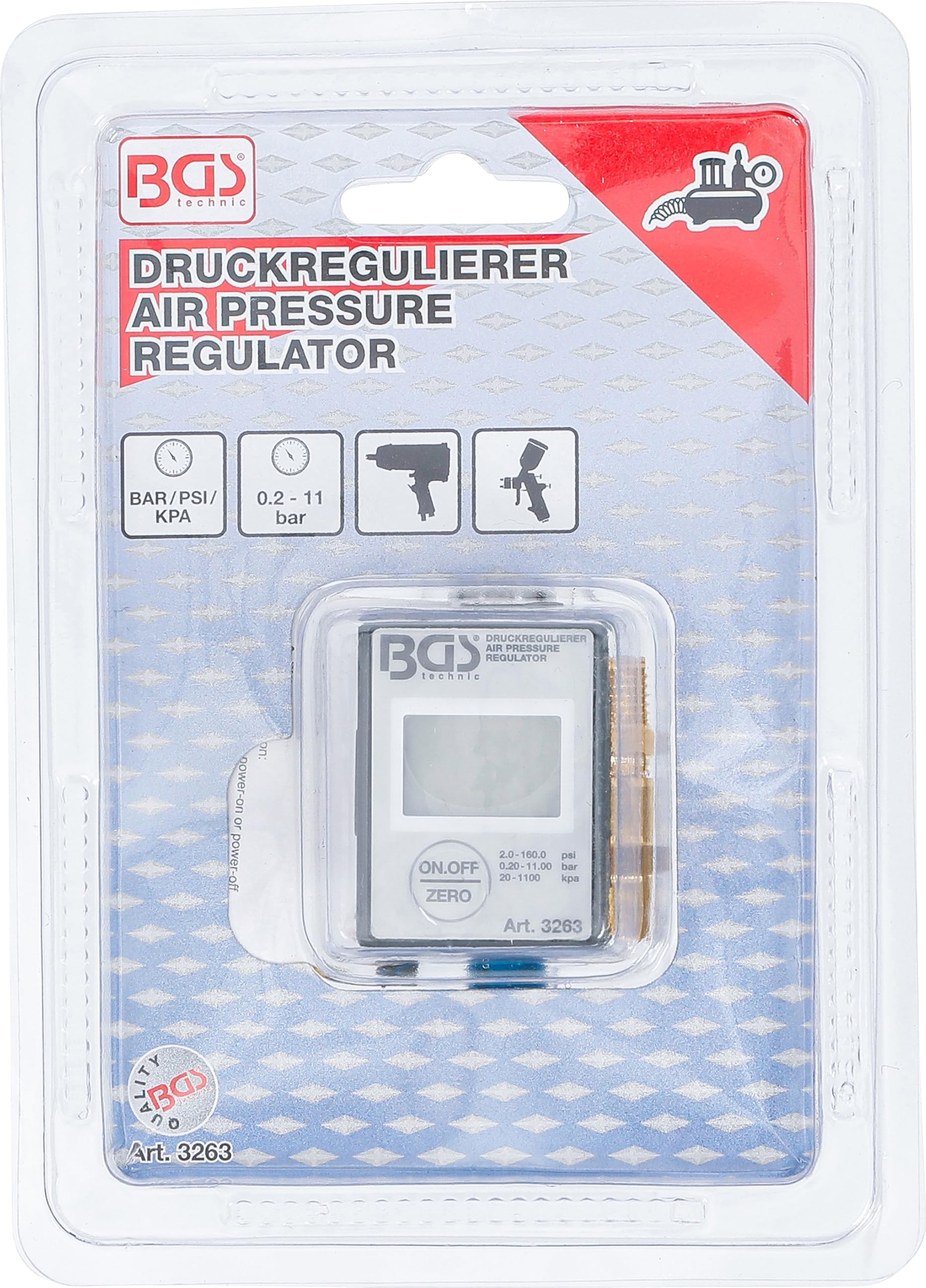 BGS 3263 | Regulador de presión de aire | 0,275 - 11 bar