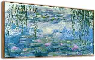Amazon.com: tigeridge Water Lilies Framed Wall Art - Claude