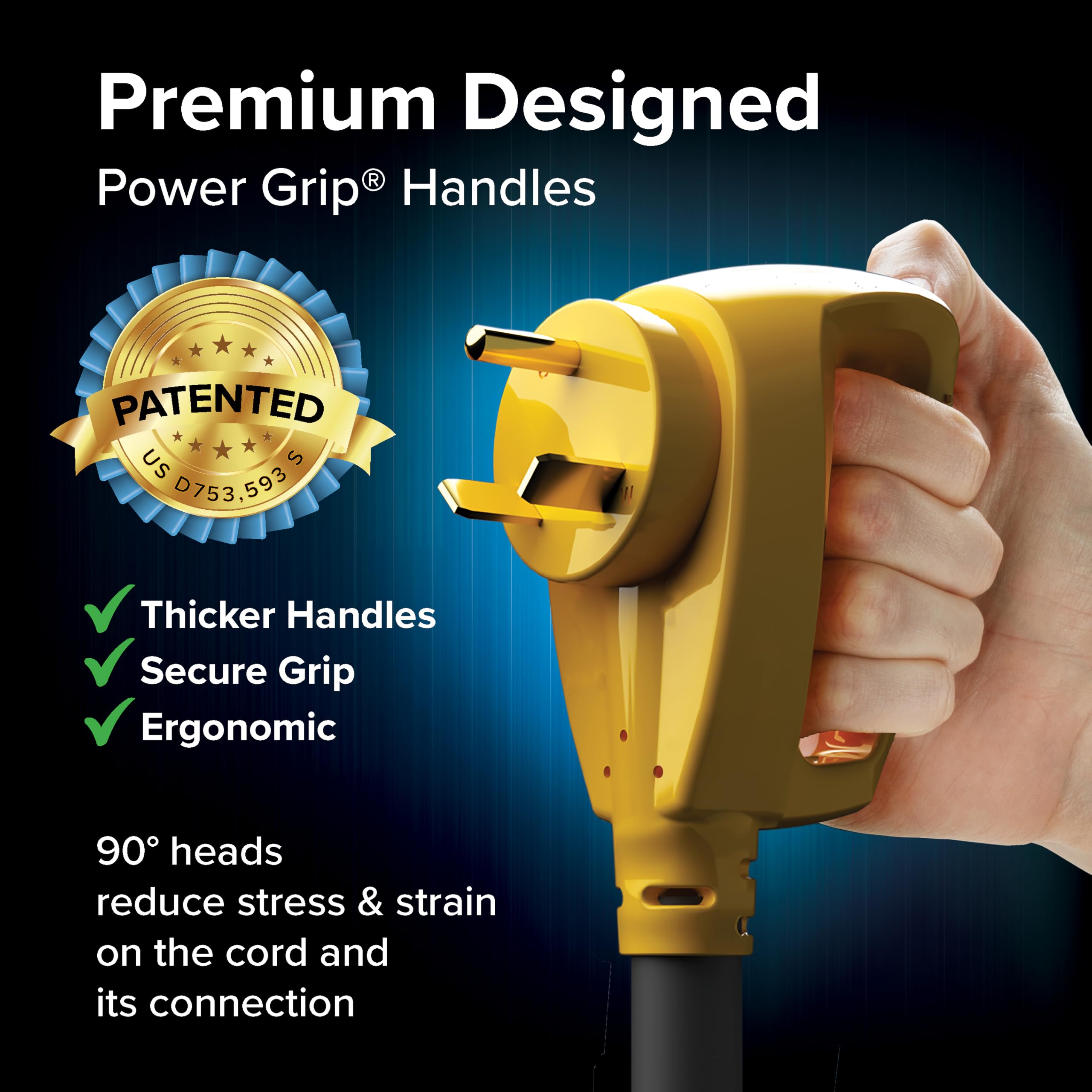 Camco Powergrip eléctrica Cable de alimentación
