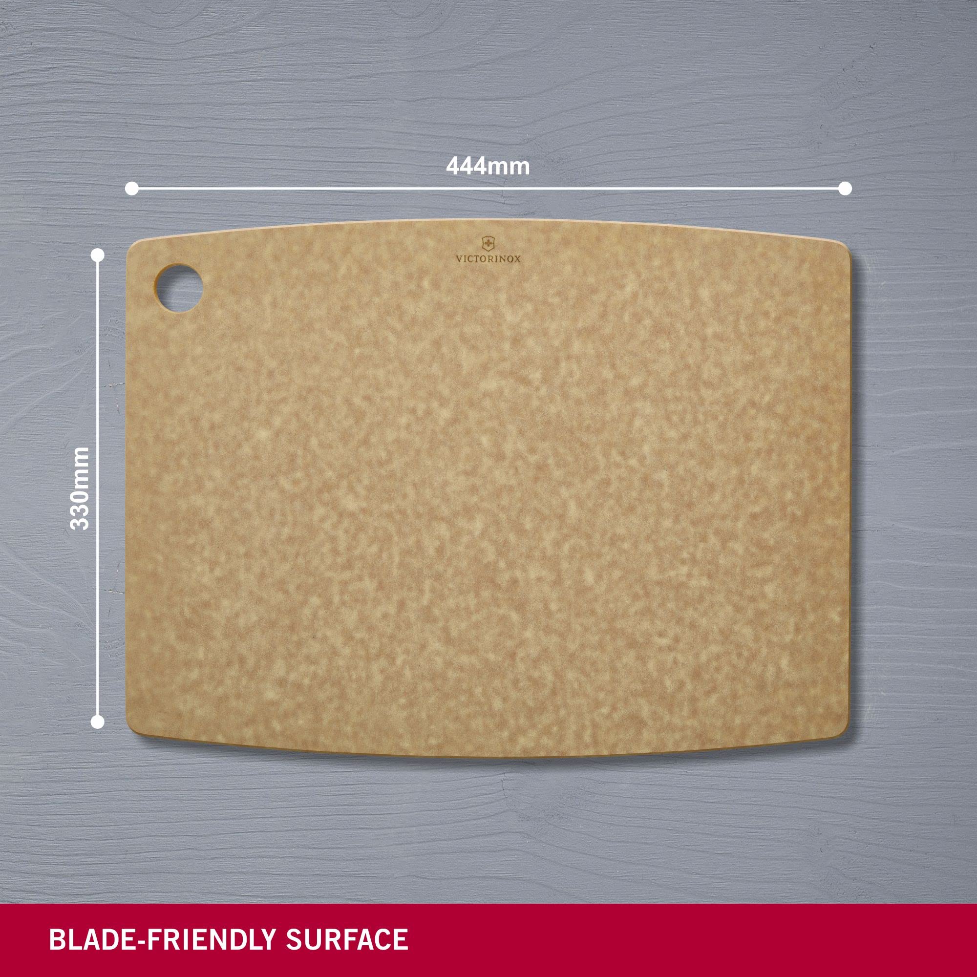 Victorinox Cutting Board M (44.4 x 33 x 0.6), Chopping Board for Carving Meat or Vegetables Dishwasher safe, Brown - Image 3