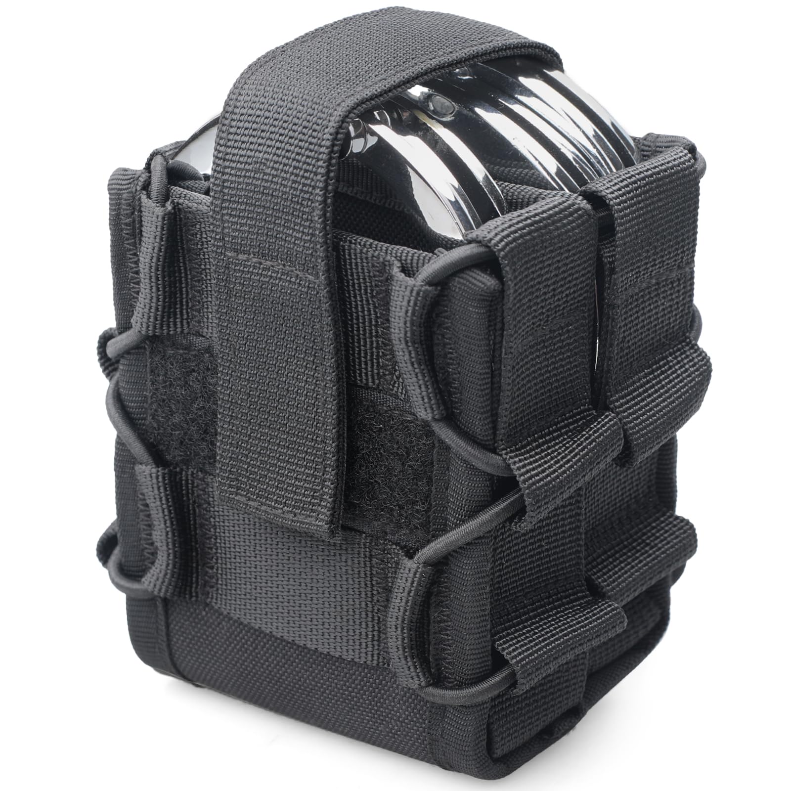 LIVANS Double Handcuff Pouch, Double Handcuff Holster for Duty