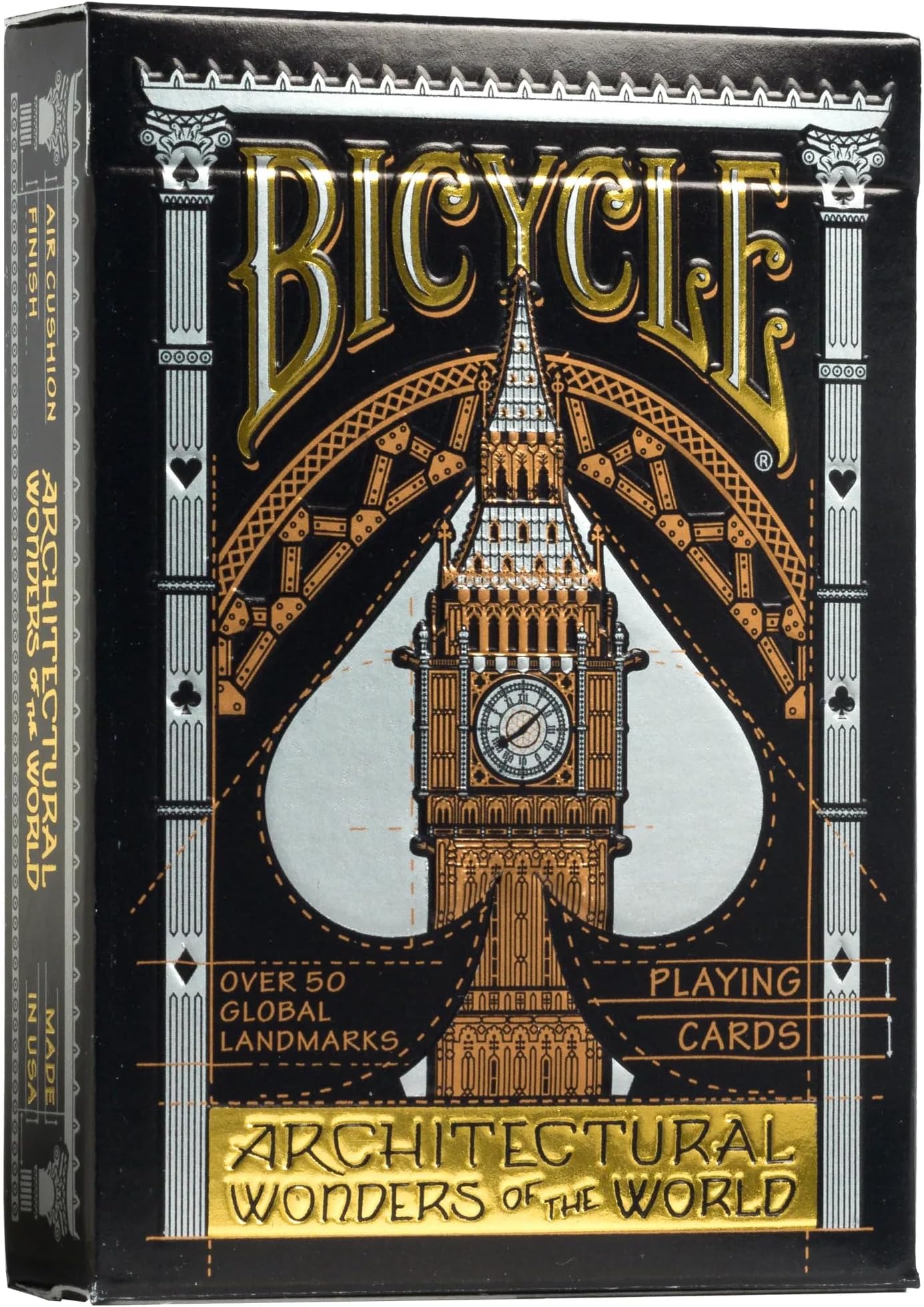Architectural Wonders Of The World Playing Cards - 1 Deck, Air Cushion Finish, Professional, Superb Handling & Durability, Great Gift For Card Collectors