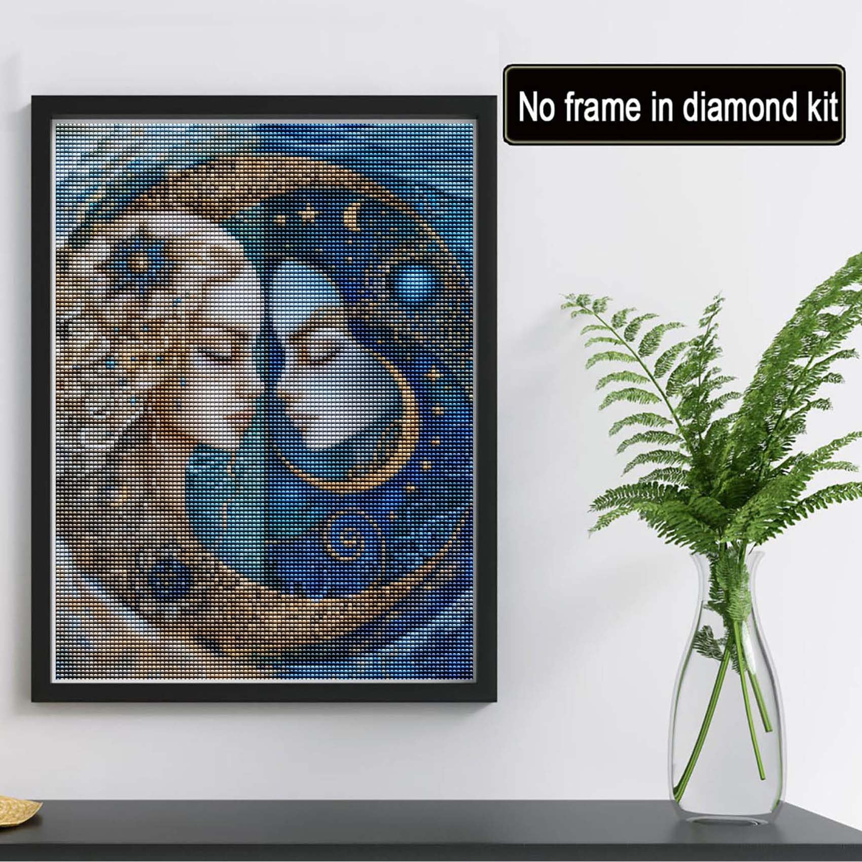 Reofrey Kit Diamond Painting Medusa – 5D, 30x40cm, Trapano Completo, Tela E Strumenti Inclusi - 2