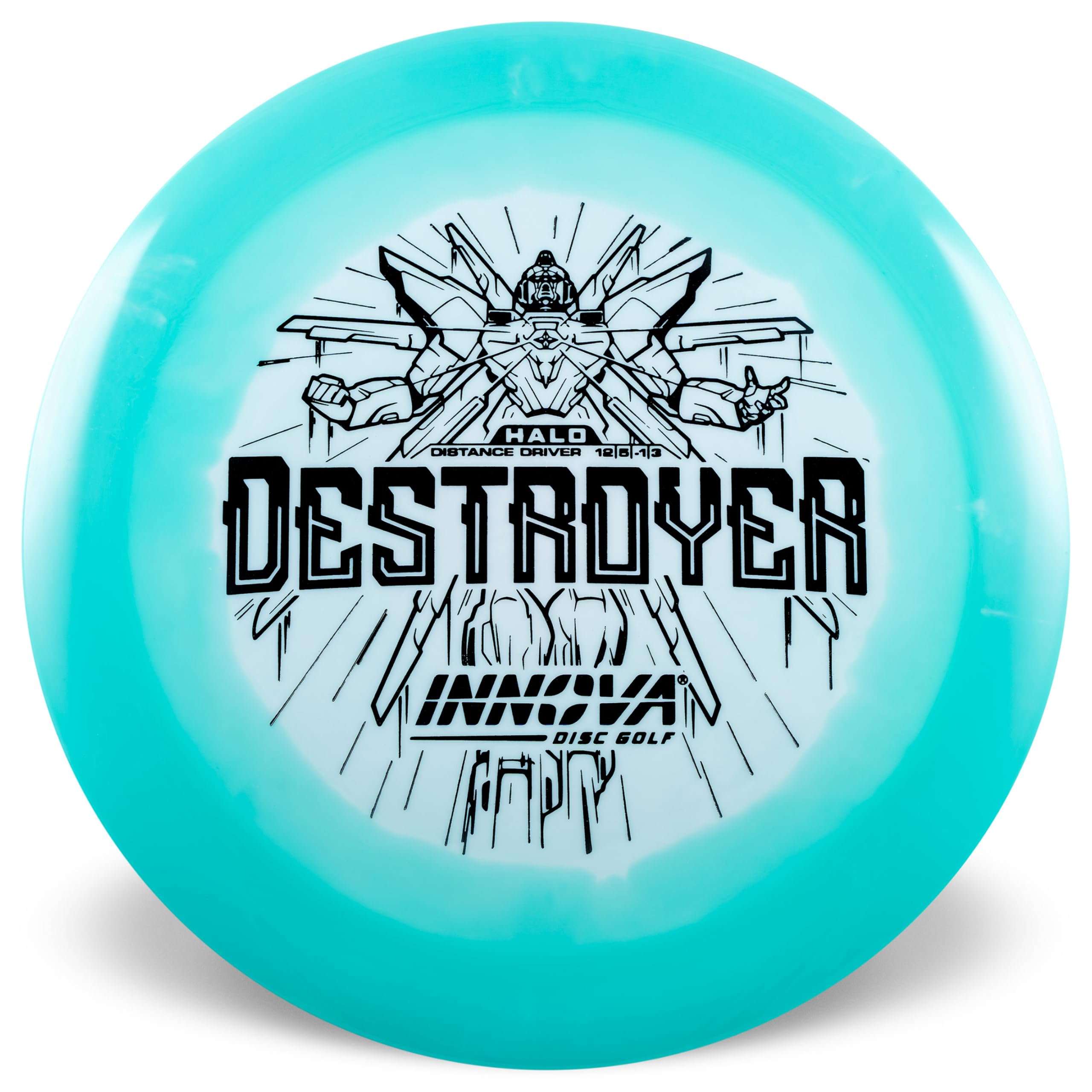 Innova Halo Star Destroyer Disc Golf Driver – Disc Golf Distance Driver, Fast and Stable Power Driver (Colors Will Vary) (170-172g)
