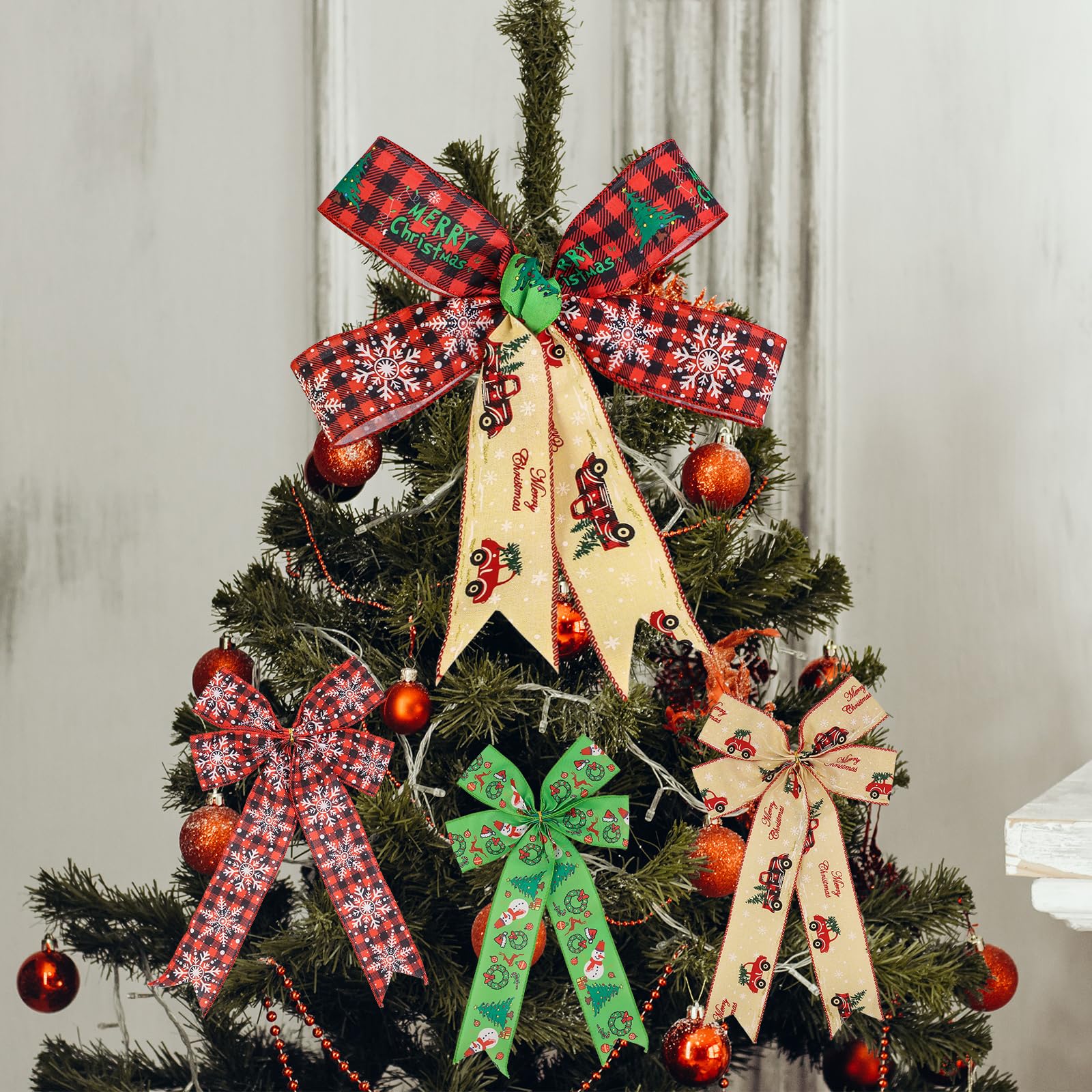 Cinta De Navidad Cinta De Tela Escocesa De Navidad Cintas De Borde Con Cable De Navidad Cinta De Arp Jamw Sencillez