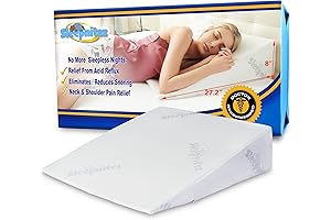 Relaxing Rejuvenation: 8" Bed Wedge Pillow for Your Every Resting Need!