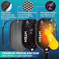 Vista 3 de Pickleball Paddles, USAPA Approved Fiberglass Surface Pickleball Set with Pickleball Rackets, Pickleball Paddles Set for Men Women