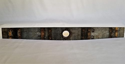 Two (2) Rare Used Wine Barrel Staves With Bung Hole