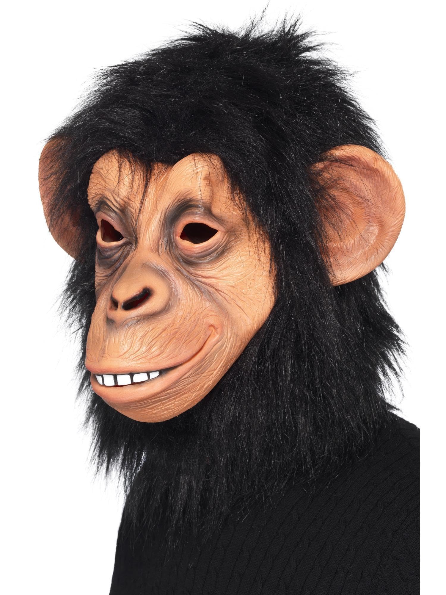 Máscara facial de látex para fiesta de Navidad para adultos, chimpancé, cerdo, reno, ciervo