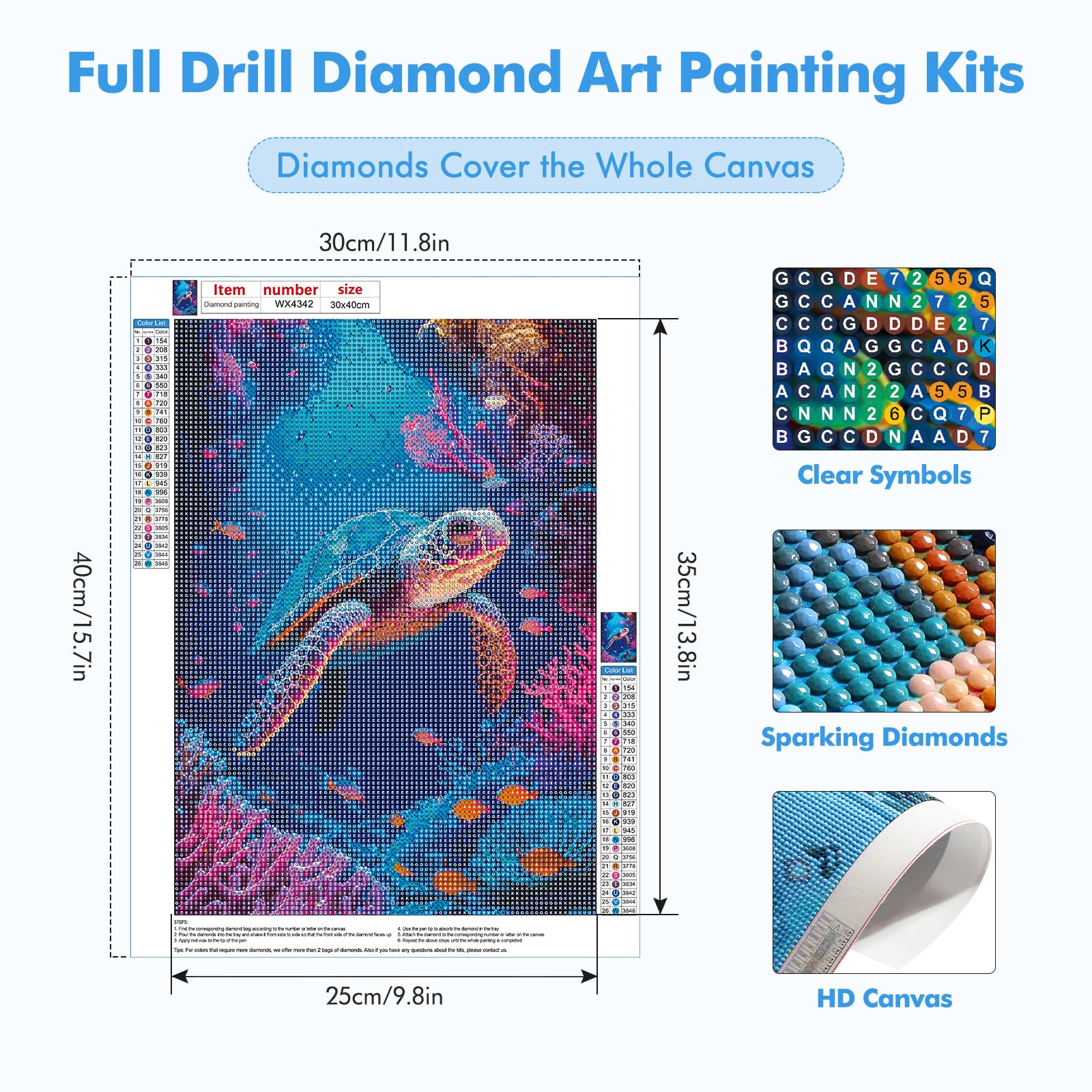 DIY 5D Diamond Painting Kits Volledige Boor Dier Wolf Maan Kunst Volwassen Kind Kristal Strass Kruissteek Canvas Craft voor Thuis Slaapkamer Muur Decor Gift Ronde Boor, 30x40cm DIY 5D Diamond Painting Kits Volledige Boor Dier Wolf Maan Kunst Volwassen Kind Kristal Strass Kruissteek Canvas Craft voor Thuis Slaapkamer Muur Decor Gift Ronde Boor, 30x40cm