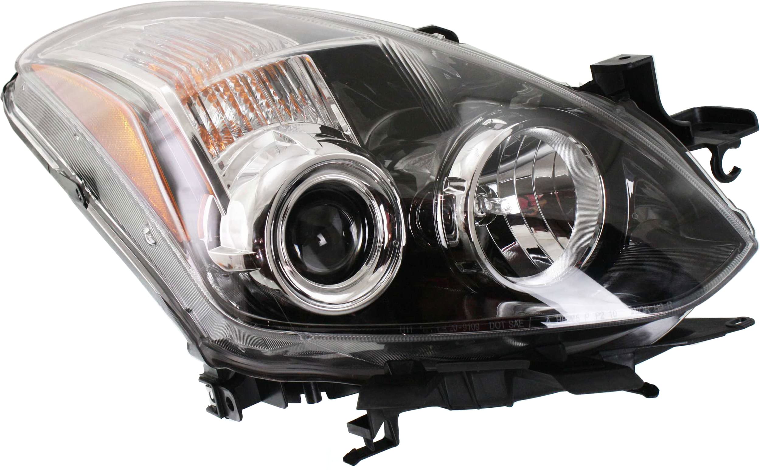 Evan Fischer Passenger Side Headlight for Nissan Altima S SR 2010-2013 Halogen With bulb(s) Coupe Replaces# 26010ZX10B