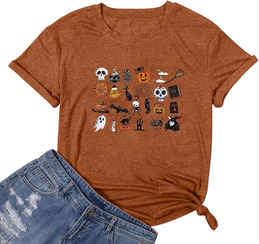 halloween graphic t
