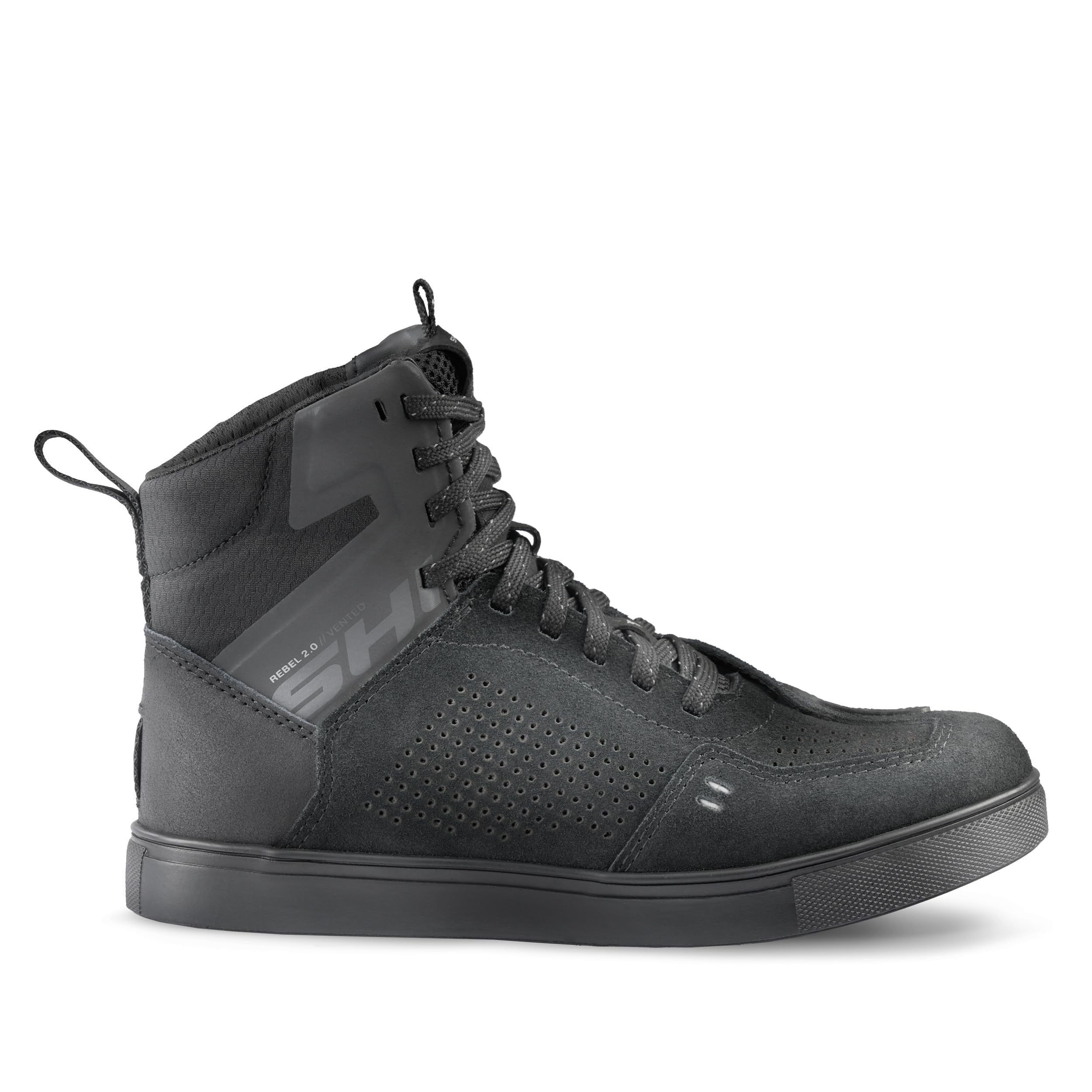 SHIMA Rebel 2.0 Chaussure Moto Homme Femme Cuir Ventilés Imperméable Homologué Sneakers Protection