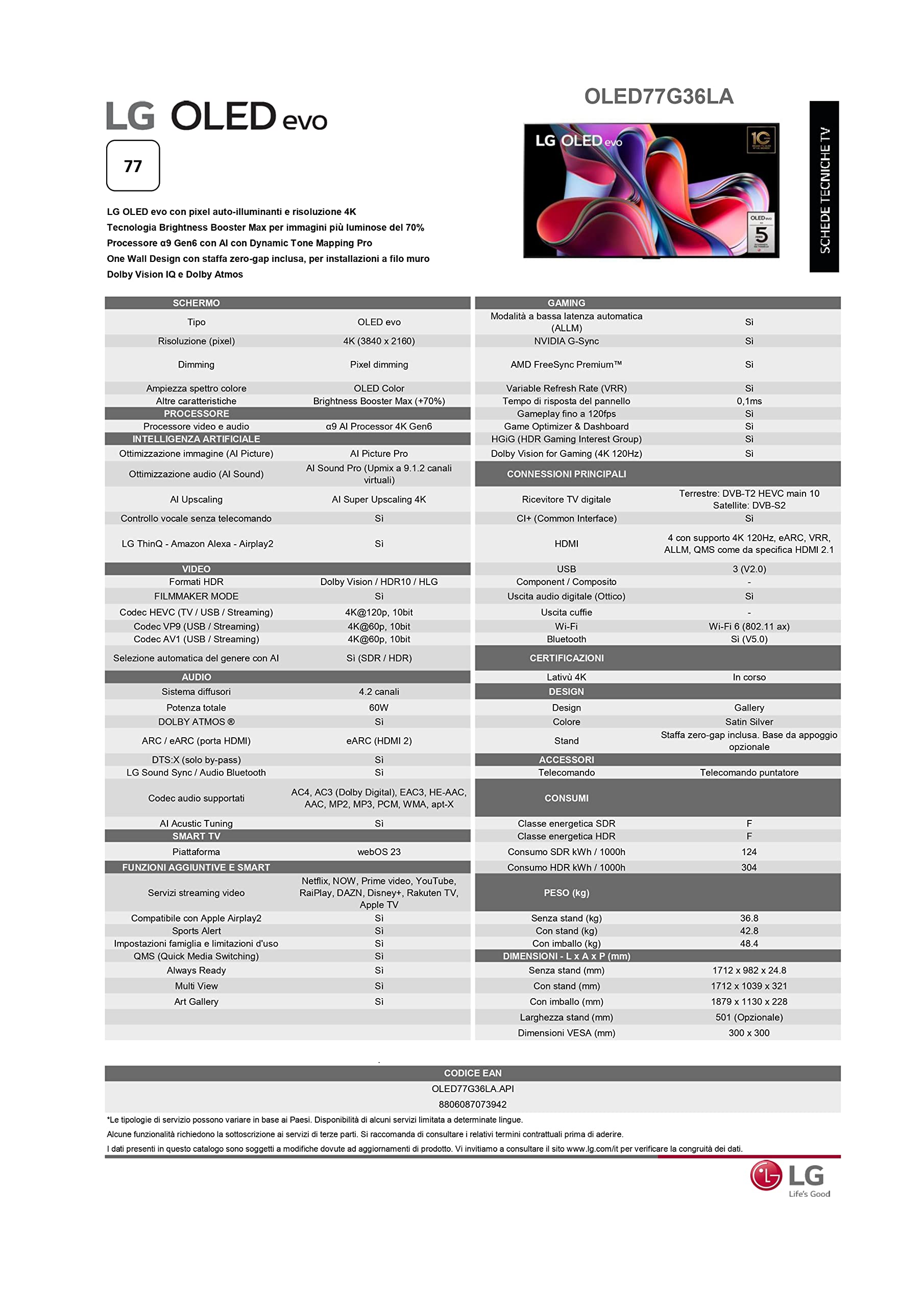 Sony BRAVIA XR, XR65X95L, Mini LED, 4K HDR, Google TV, ECO PACK