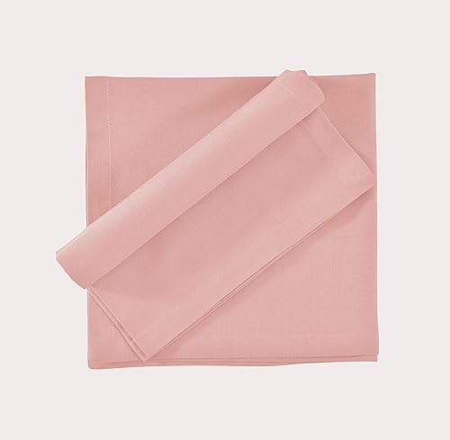 Miniatura 14 de Fingercraft Juego de 12 servilletas de tela de mezcla de lino y algodón, lavables, calidad premium, fiestas, bodas, servilletas de cena en inglete