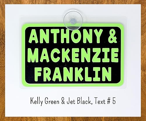 Miniatura 8 de Suction Cup Student Pick-Up Sign  Car Rider Tag  Student Name Tag  Carpool Tag  Student Identification Tag  School Pickup Sign