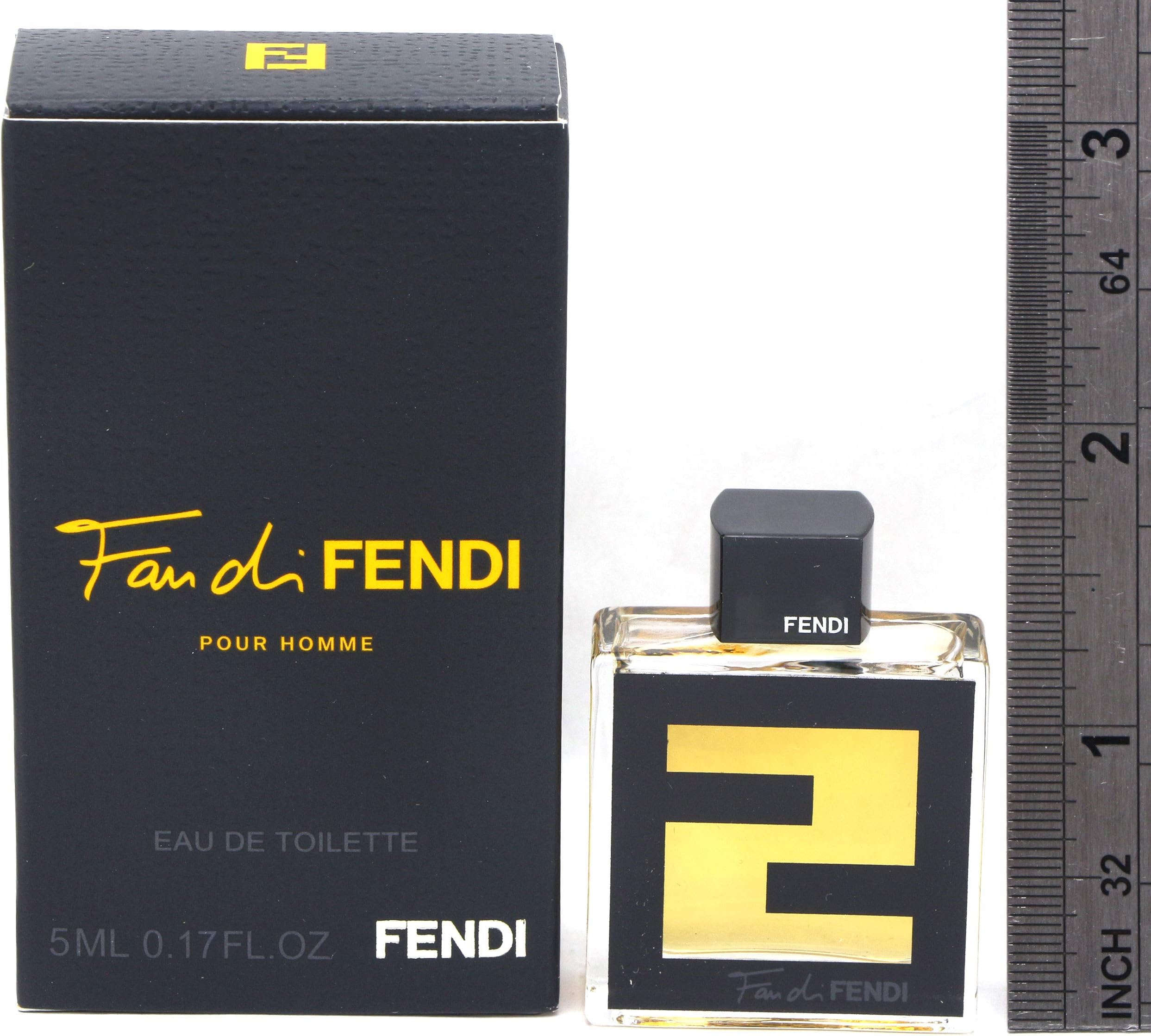 FENDI FAN DI FENDI POUR HOMME by Fendi for MEN: EDT .17 OZ MINI (note* minis approximately 1-2 inches in height)