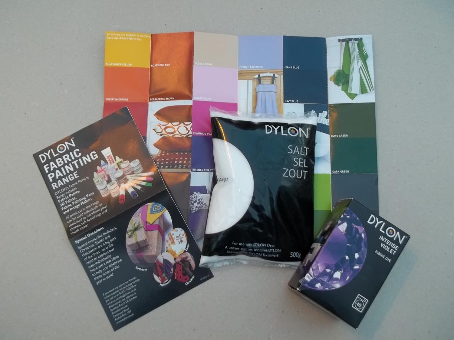 Dylon Machine Fabric Dye 200g Intense Violet *FREE SALT