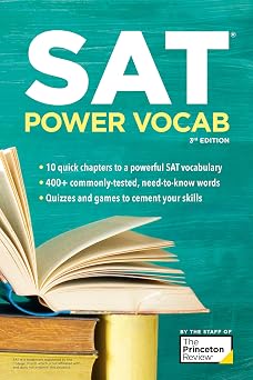 SAT Power Vocab, 3rd Edition A Complete Guide to Vocabulary Skills and Strategies for the SAT College Test Preparation