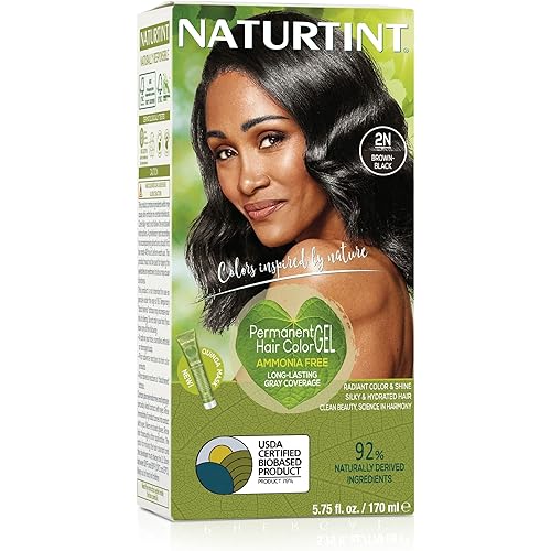 NATURTINT 2N Brown Black Hair Color, 5.07 OZ