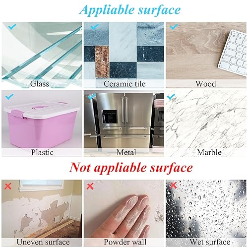 Miniatura 7 de AIHPULUY Cinta adhesiva extraíble de doble cara resistente para paredes, 80 piezas precortadas de cinta de espuma que incluye tiras, cuadrados y