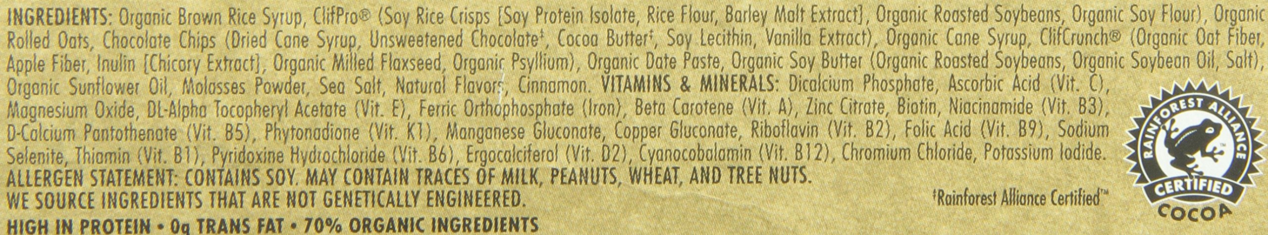 Clif Energy Bar, Chocolate Chip - (2.4 Ounce, 12 Count) by Clif Bar
