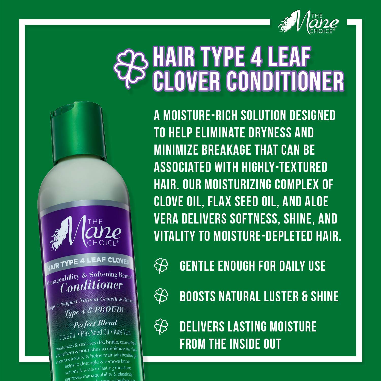 THE MANE CHOICE Hair Type 4 Leaf Clover Manageability &