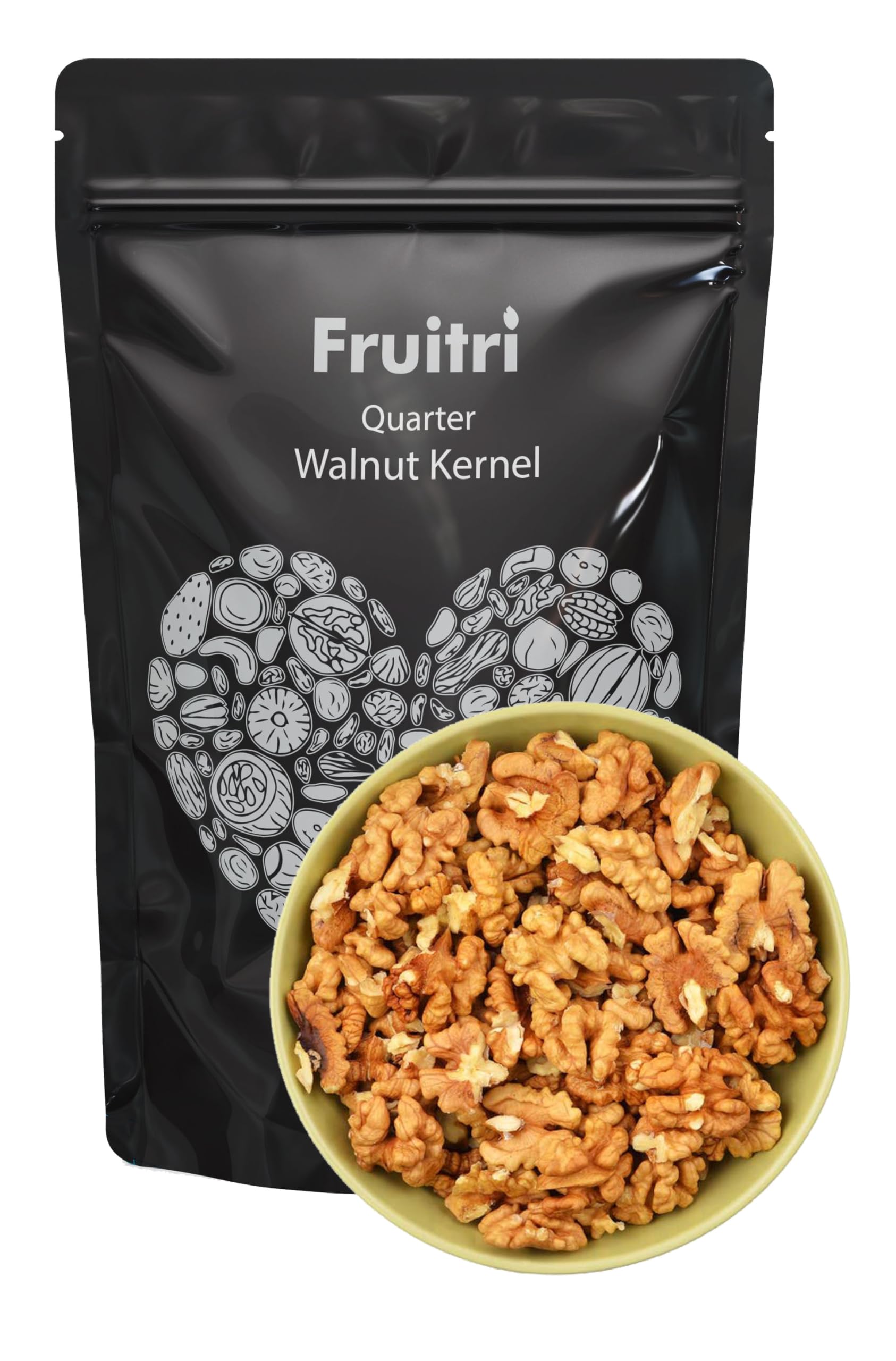Fruitri Crunchy Walnut Quarter 500g: Akhrot Giri Broken Walnut Kernel 4 PCS Walnut Dry Fruits| | Akhrot | Walnuts Giri (B07YVLXLTP) Amazon Price History, Amazon Price Tracker