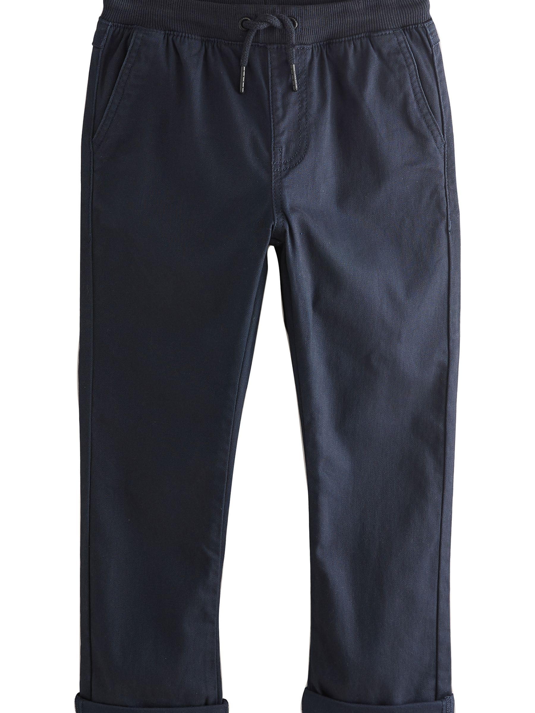NEXT Garçon Pantalon Taille côtelé à Enfiler, Lot de 2