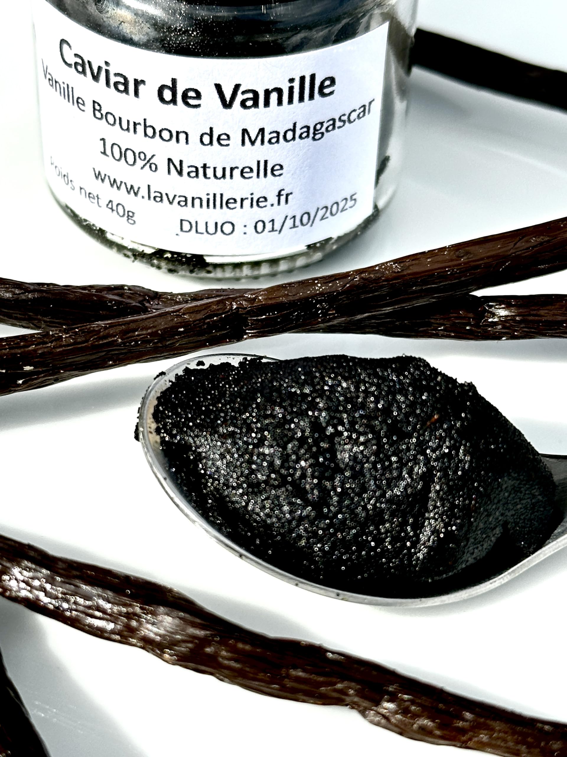 Caviar de Vanille Bourbon de Madagascar 100% Naturel Pot de 20g
