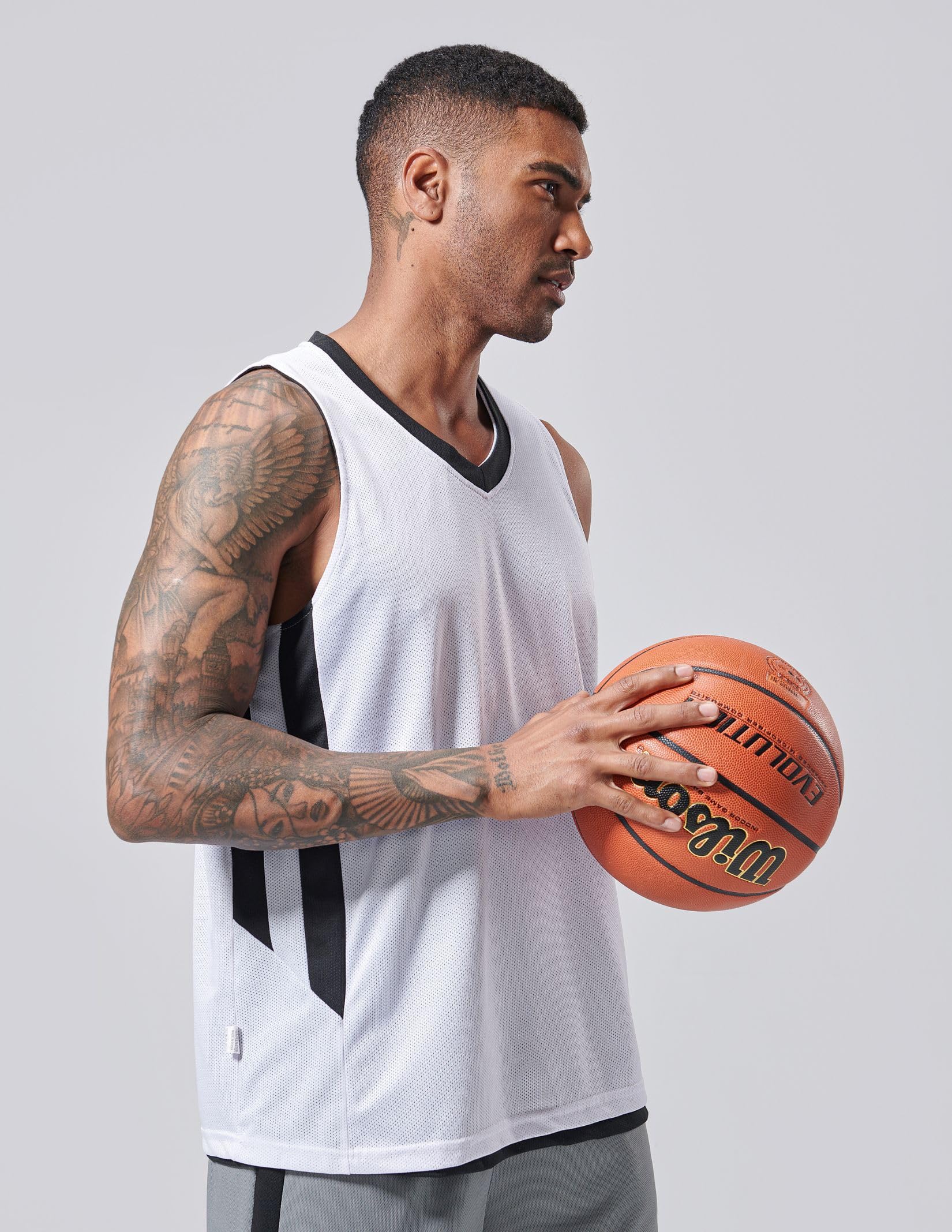Liberty Imports Wendetrikot für Herren – leichtes, atmungsaktives Basketballtrikot aus Mesh für Training und Sport