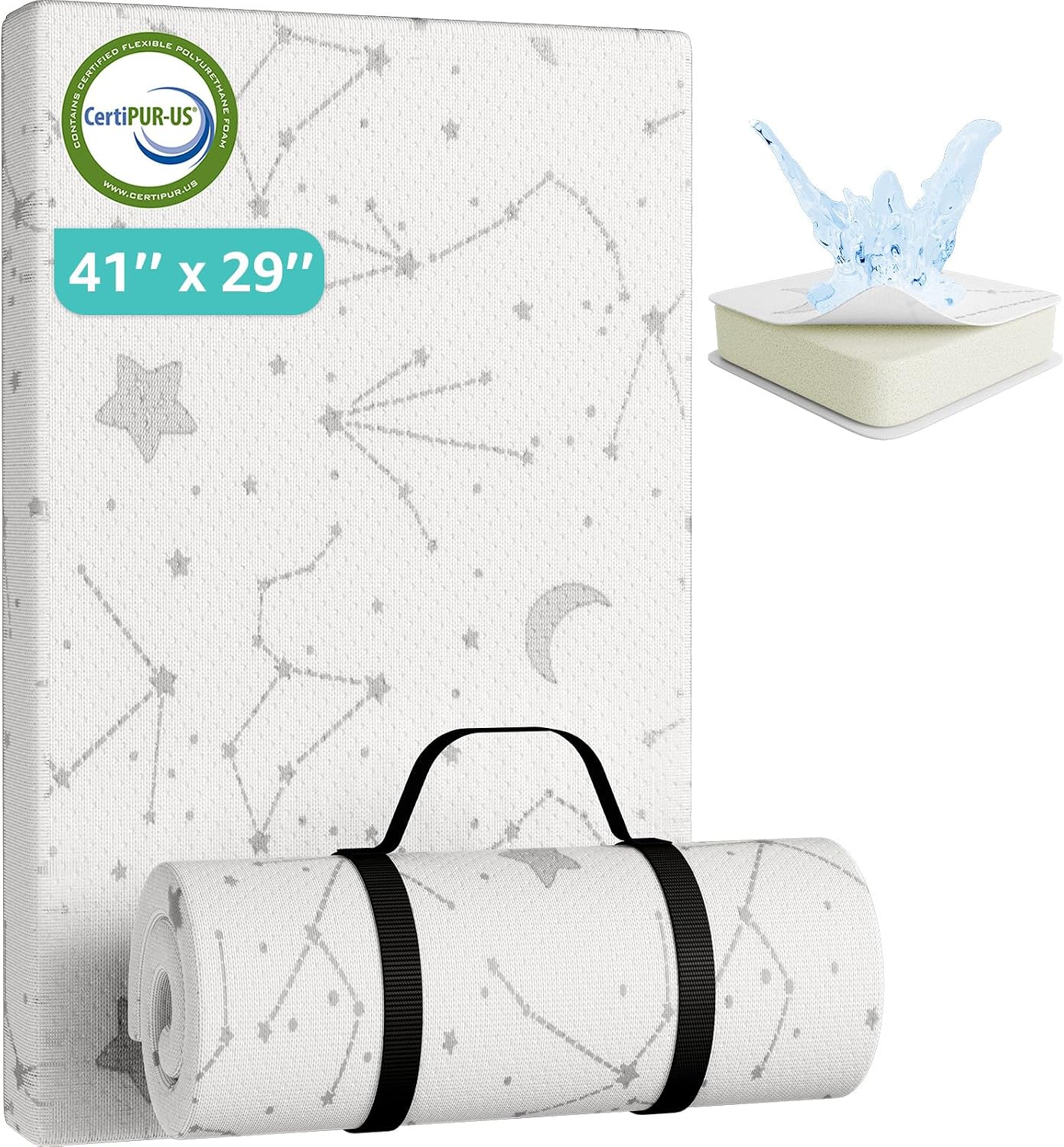 YENING 41x29 Pack n Play Mattress for 4moms Pack and Play Breeze Plus