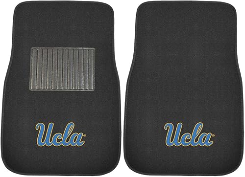 Vista 33 de FANMATS NCAA - Juego de 2 alfombrillas bordadas con logotipo del equipo unisex para adultos Negro