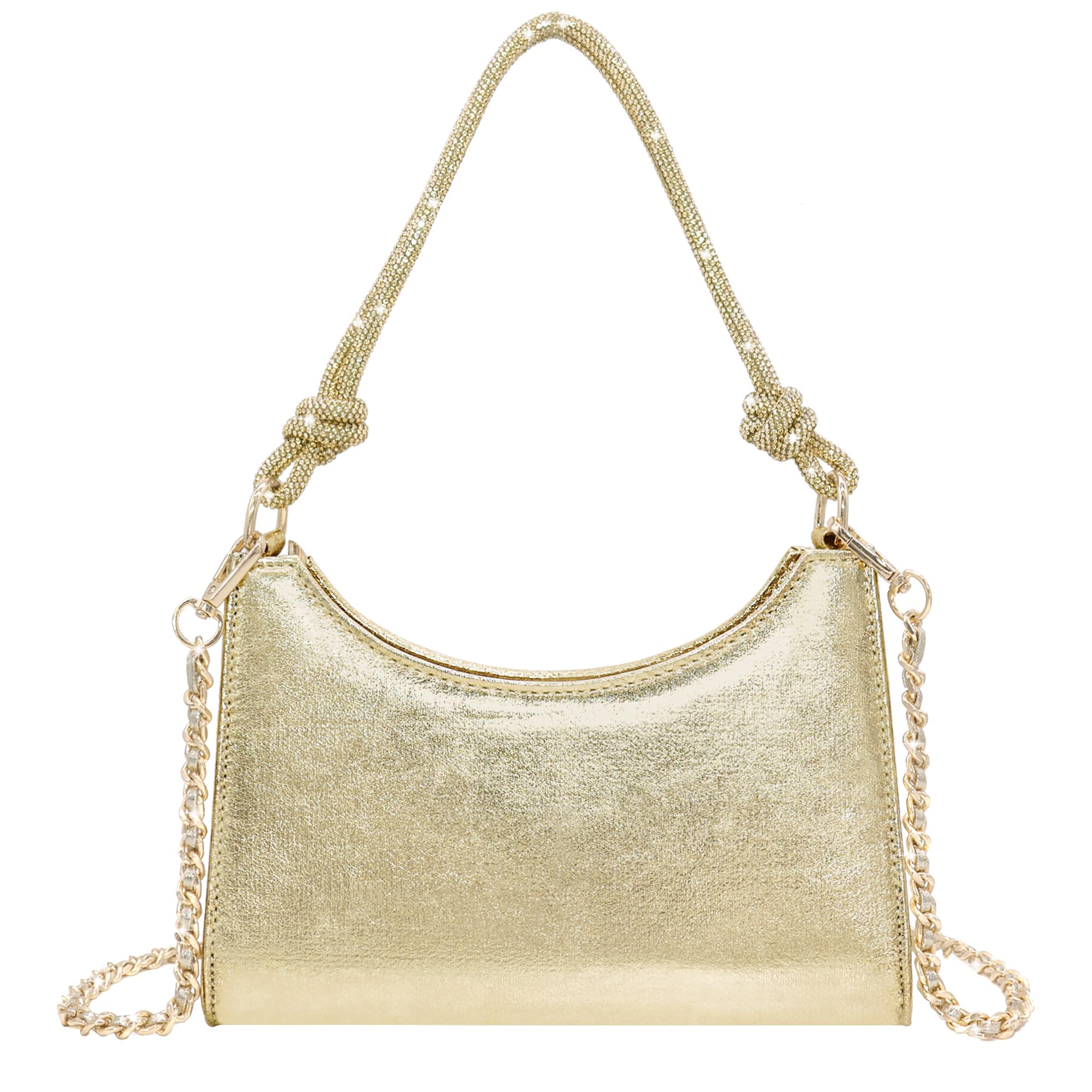 Sac à main élégant pour femme - Sac à main - Sac à main - Sac de soirée - Sac à bandoulière avec bandoulière scintillante